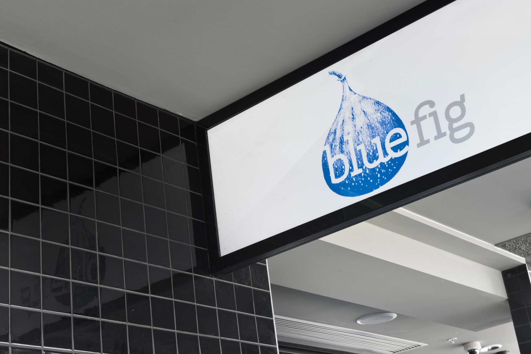 Blue Fig Restaurant out door sign