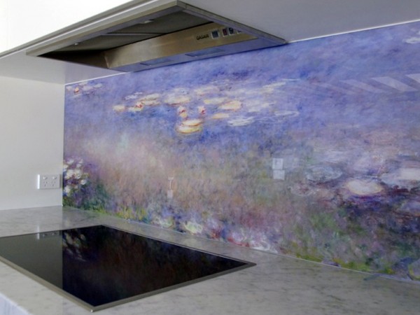 Monet Printed glass Splashback