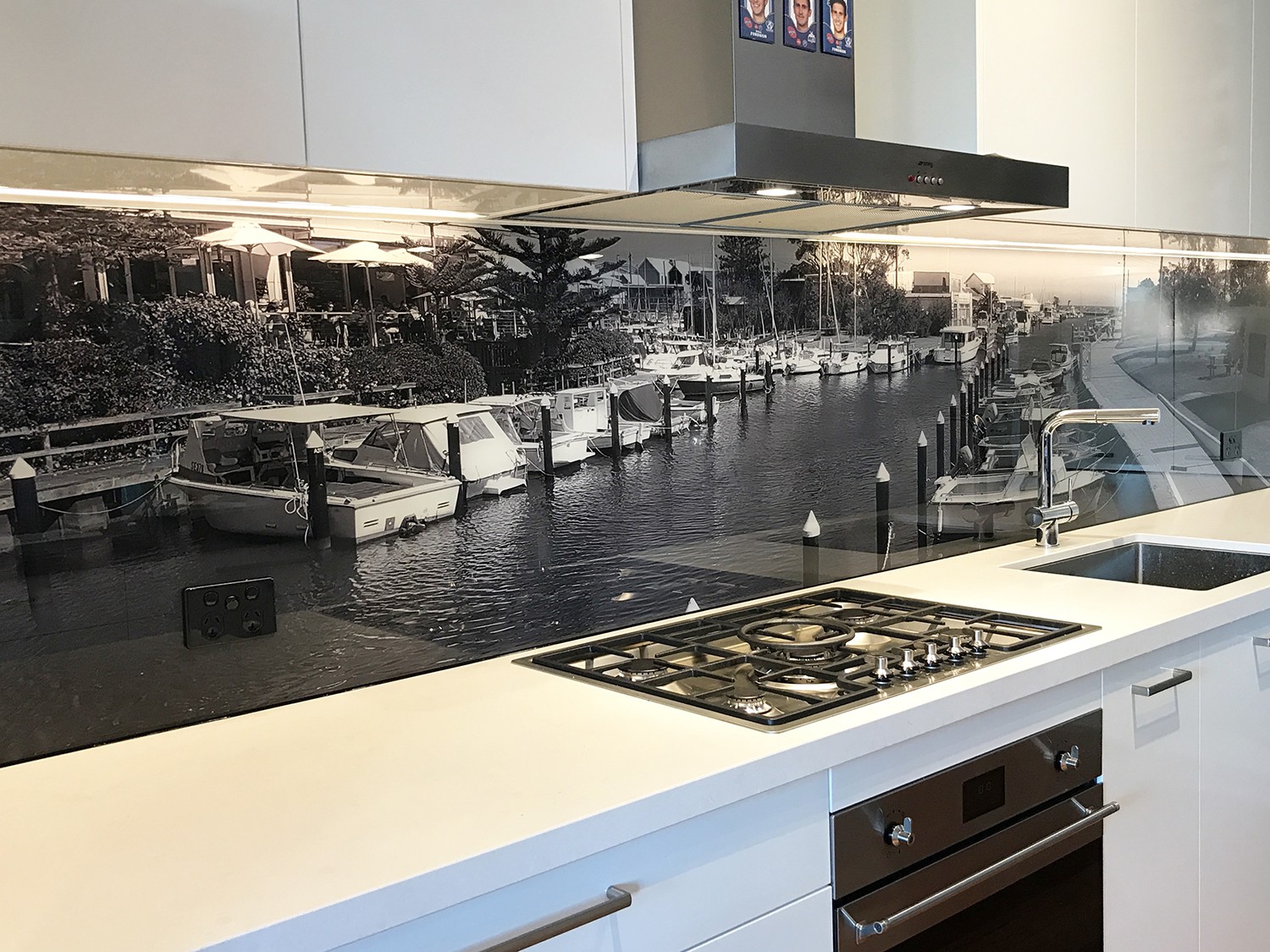 Printed Glass Kitchen Splash Back